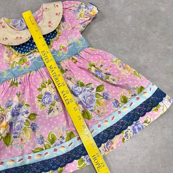 Vintage 90s y2k girls blue dress cottage core - Picture 5 of 6